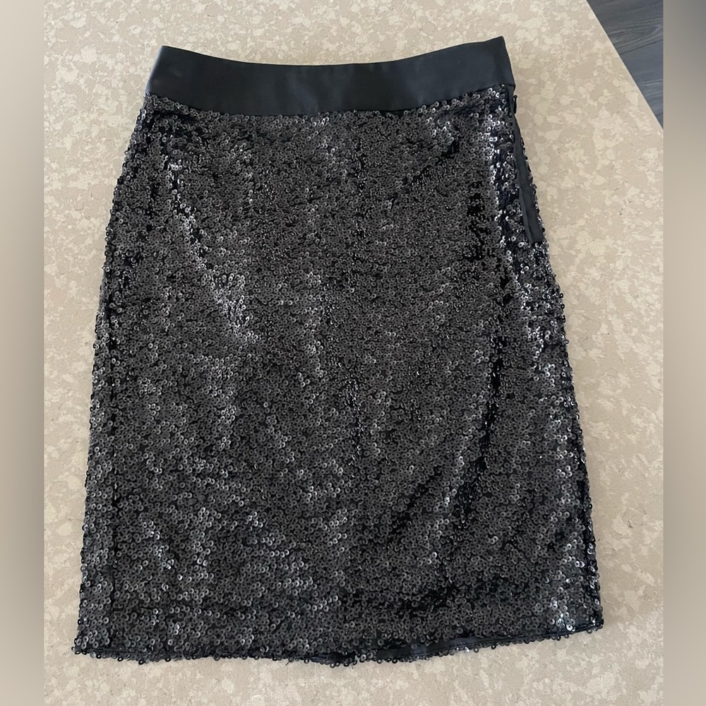 The Limited sequin pencil skirt, black, size 0